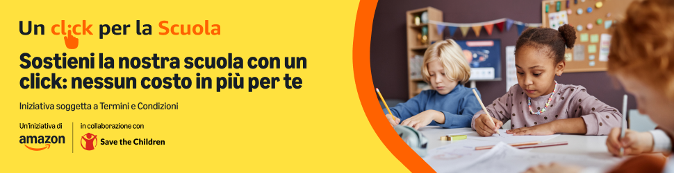 Sai che puoi supportare la nostra scuola con i tuoi acquisti su Amazon.it?